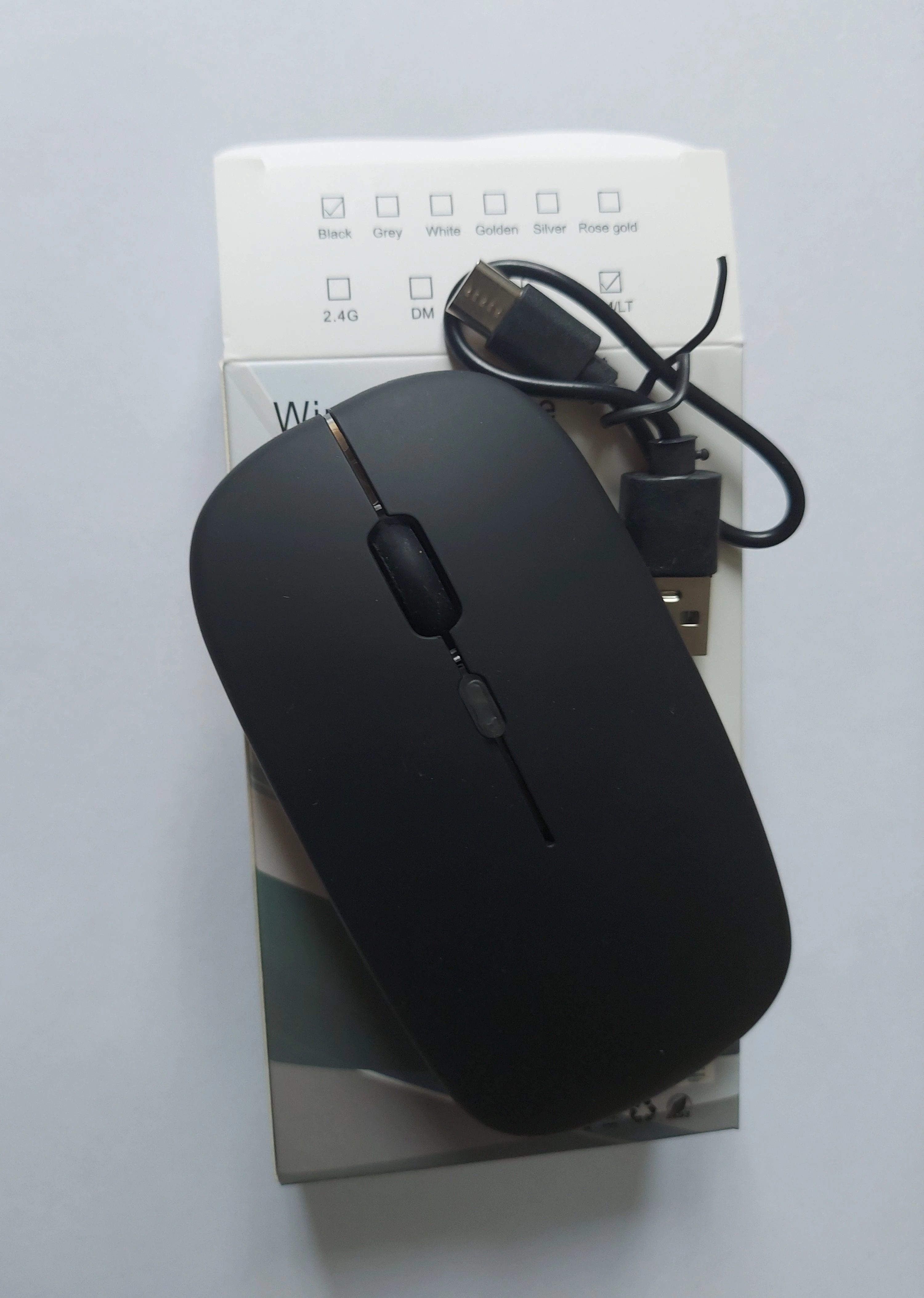 Souris sans fil avec dongle USB